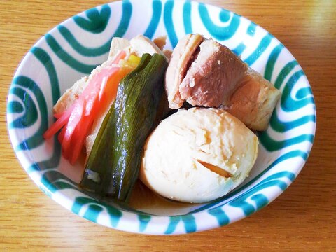 豚肉と広野豆腐の煮付け